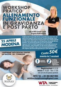 allenamento in gravidanza e post parto