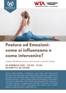 postura ed emozioni allenamento